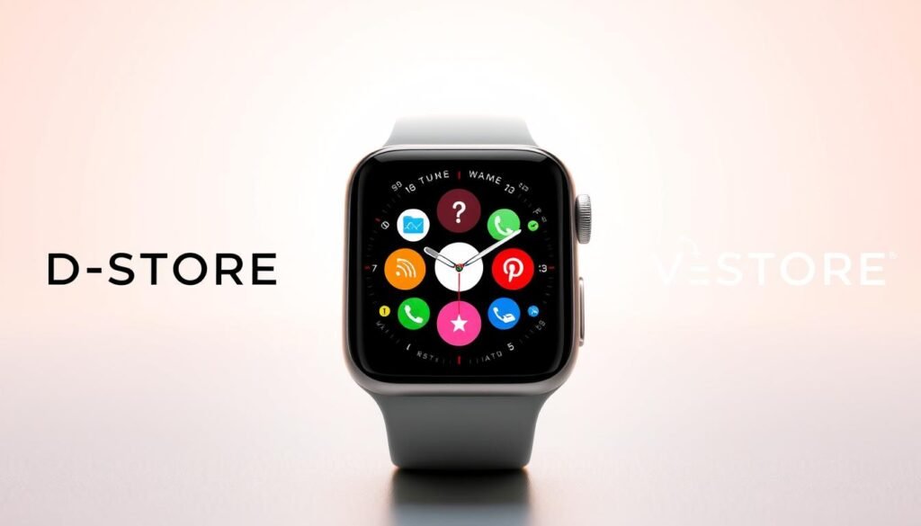 mobile apps on smartwatch