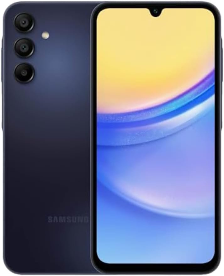 SAMSUNG Galaxy A15 5G A Sequence Cell Telephone, 128GB Unlocked Android Smartphone, AMOLED Show, Expandable Storage, Knox Safety, Tremendous Quick Charging, US Model, 2024, Blue Black