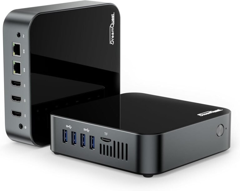 DreamQuest Mini Desktop Laptop Home windows 11 Professional Preinstalled, Intel twelfth N95 (as much as 3.4GHz) Mini Laptop with 16GB RAM 512GB M.2 SSD, USB3.2, BT4.2,WiFi 5,4k HDMI, Gigabit Port for Dwelling Workplace