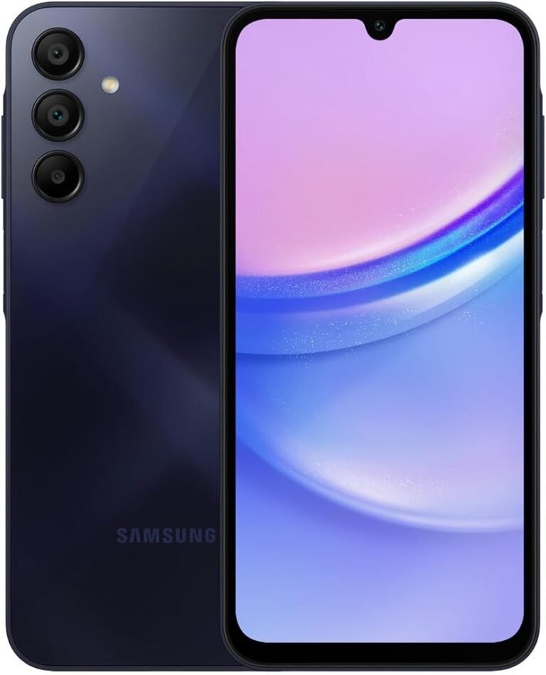 Samsung Galaxy A15 A155M 128GB Twin-SIM GSM Unlocked Android Smartphone (Latin America Model) – Blue Black