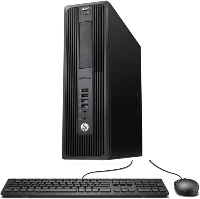 HP Z240 SFF Workstation Desktop Laptop, Intel Core i7-6700 3.40GHz, 32GB DDR4 RAM 512GB SSD, HDMI, WiFi, Bluetooth, Keyboard&Mouse, Home windows 10 Professional (Renewed)