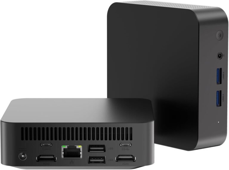 Mini PC N100 16GB RAM 512GB M.2 SSD Twelfth Gen 4Cores 4Threads 3.4GHz Max, Twin Sort-C/4K Triple Show/Win 11 Professional/WiFi 5/BT 4.2/Gigabit Ethernet/USB 3.0, Residence/Workplace Desktop Tiny Laptop