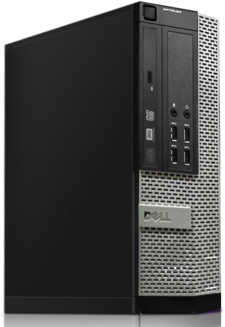 Dell Optiplex 9010 SFF Desktop Pc – Intel i7-3770 Upto 3.9GHz, AMD Radeon 1GB Graphics, 32GB RAM, 1TB SSD, DisplayPort, HDMI, DVI, DVD, Wi-Fi, Bluetooth, TDL – Home windows 10 Professional (RENEWED)