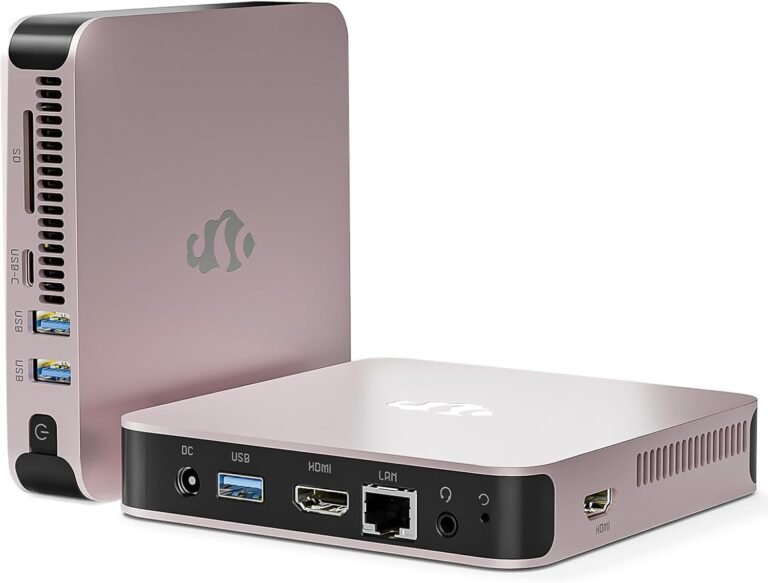 Mini PC Desktop, Desktop PC Pentium twelfth Gen N100 (As much as 3.4GHz), 16GB RAM 512GB SSD, Win 11 NUC, 4K Triple Show, USB3.2 Kind-C WiFi6 BT5.2, VESA, Compact and Gentle for House Workplace Schooling