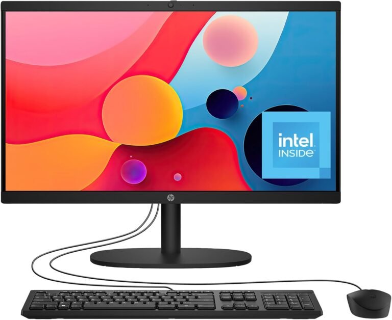 HP 22 inch All-in-One Desktop PC, FHD Show, Intel N200, 8 GB RAM, 512 GB SSD, Intel UHD Graphics, Home windows 11 Dwelling, 22-dg0040 (2024)