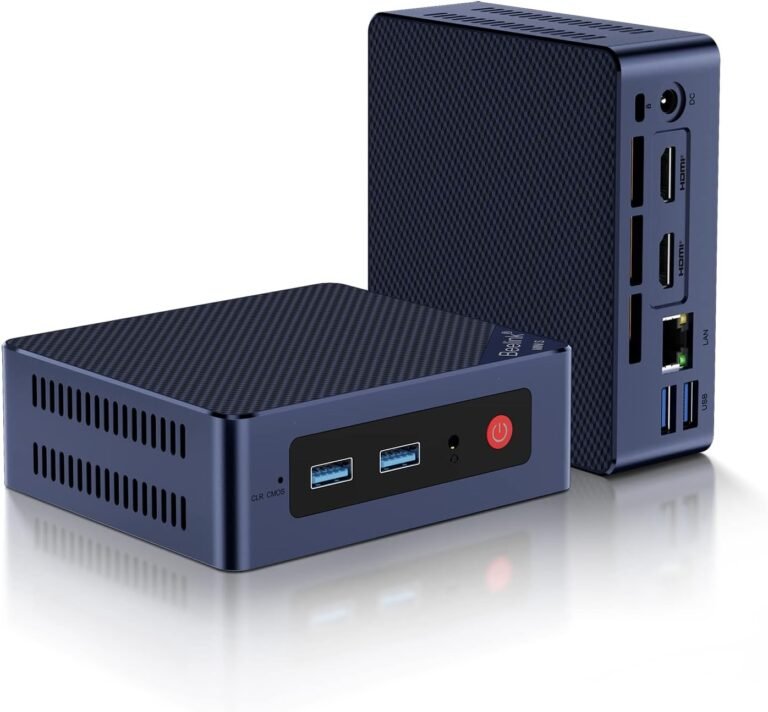 Beelink S12 Professional Mini PC, Intel twelfth Gen Alder Lake- N100(as much as 3.4GHz), 16GB DDR4 RAM 500GB M.2 SSD, Desktop Pc Help 4K Twin Show/USB3.2/WiFi 6/BT5.2/Gigabit Ethernet for Dwelling/Workplace