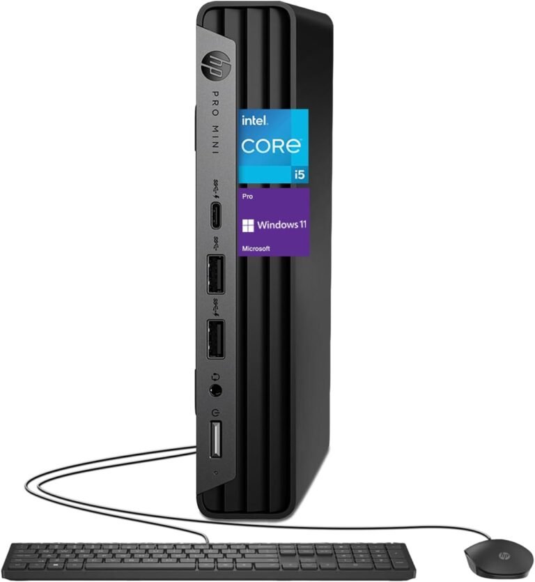 HP Latest ProDesk 400 G9 Desktop Pc, thirteenth Gen Intel 14-Core i5-13500T (Beat i7-12700), 16GB RAM, 1TB PCIe SSD, Wi-Fi 6, HDMI, DP, Help 3-Monitor 4K, Wired Keyboard and Mouse, Home windows 11 Professional