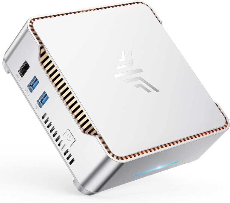 KAMRUI GK3Plus Mini PC, 16GB RAM 512GB M.2 SSD,twelfth Alder Lake N97 (as much as 3.6GHz) Micro PC, 2.5”SSD, Gigabit Ethernet, 4K UHD, WiFi 5,BT4.2, VESA/Residence/Enterprise Mini Desktop Pc