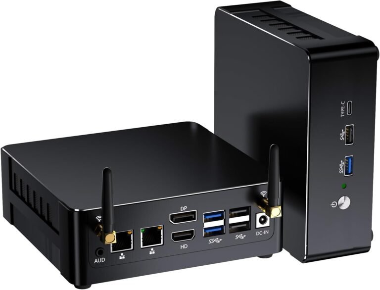 msecore Mini PC i9, 64GB RAM 1TB PCIE 4.0 SSD with Core i9-12900H Desktop Pc, 1* HDMI / 1* DisplayPort / 1* USB-C Triple Show, 8K, 2.5G LAN, Twin NIC, WiFi 6e, VESA, Home windows 11 Professional (TPM 2.0)