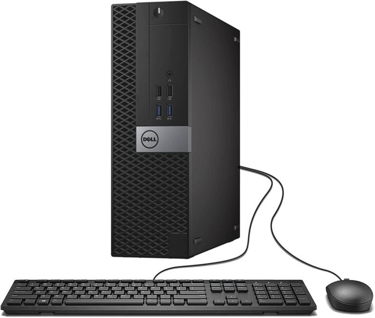 Dell Optiplex 7040 Enterprise SFF Laptop Small Tower PC (Intel Core i5-6500, 16GB Ram, 256GB SSD, DVD-RW, WiFi) Win 10 Professional (Renewed)