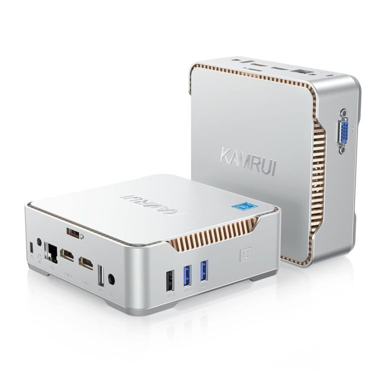 KAMRUI GK3Plus Mini PC, 16GB RAM 512GB M.2 SSD Mini Computer systems,twelfth Gen Alder Lake N95 (as much as 3.4GHz) Micro PC, 2.5”SSD, Gigabit Ethernet, 4K UHD, WiFi, BT, VESA/Dwelling/Enterprise Mini Desktop Computer systems