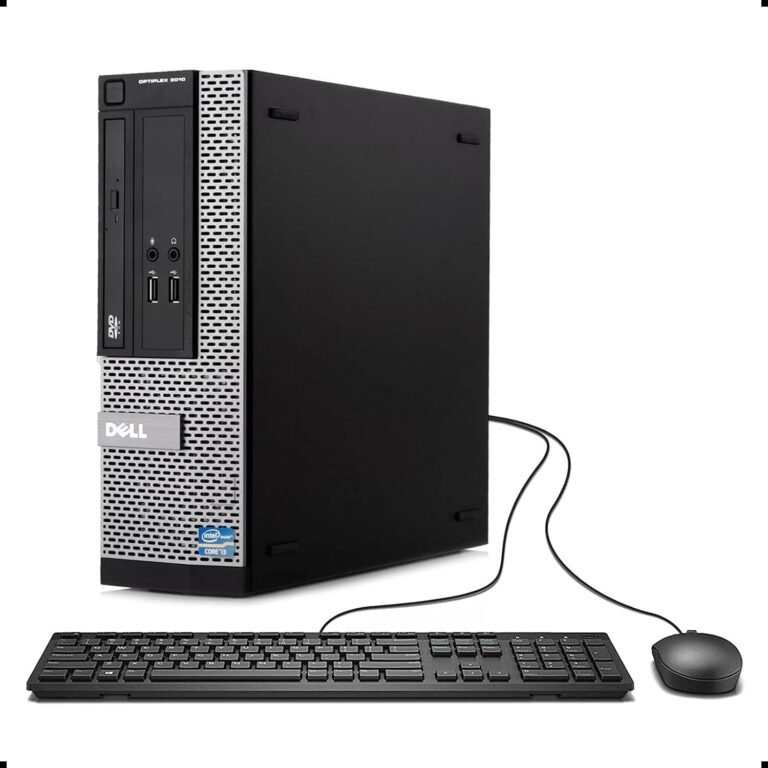 DELL OPTIPLEX 3010 SFF Desktop Laptop,Intel Core I5-3470 as much as 3.6G,8G DDR3,500G,DVD,WiFi,HDMI,VGA,BT 4.0,Win10Pro64(Renewed)-Multi-Language Help English/Spanish, 500GB, Home windows 10 Professional