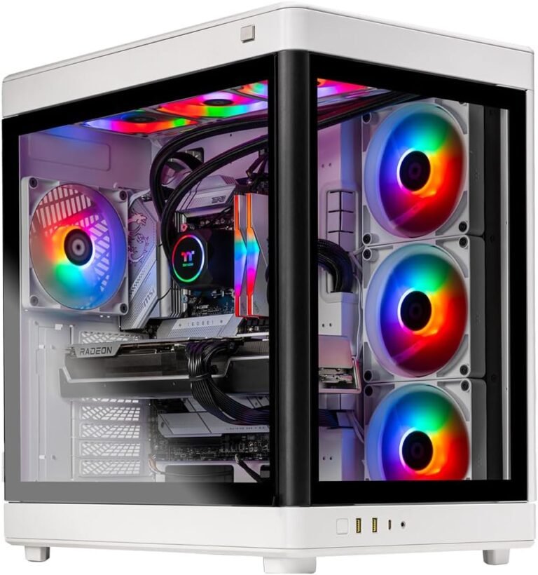 Skytech Prism Gaming PC, Intel i9 14900K 3.2 GHz (5.7GHz Turbo Enhance), NVIDIA RTX 4080 Tremendous 16GB GDDR6X, 2TB NVME Gen4, 32GB DDR5 RAM 5600 RGB, 1000W Gold ATX 3.0 PSU, Wi-Fi, Win 11 House