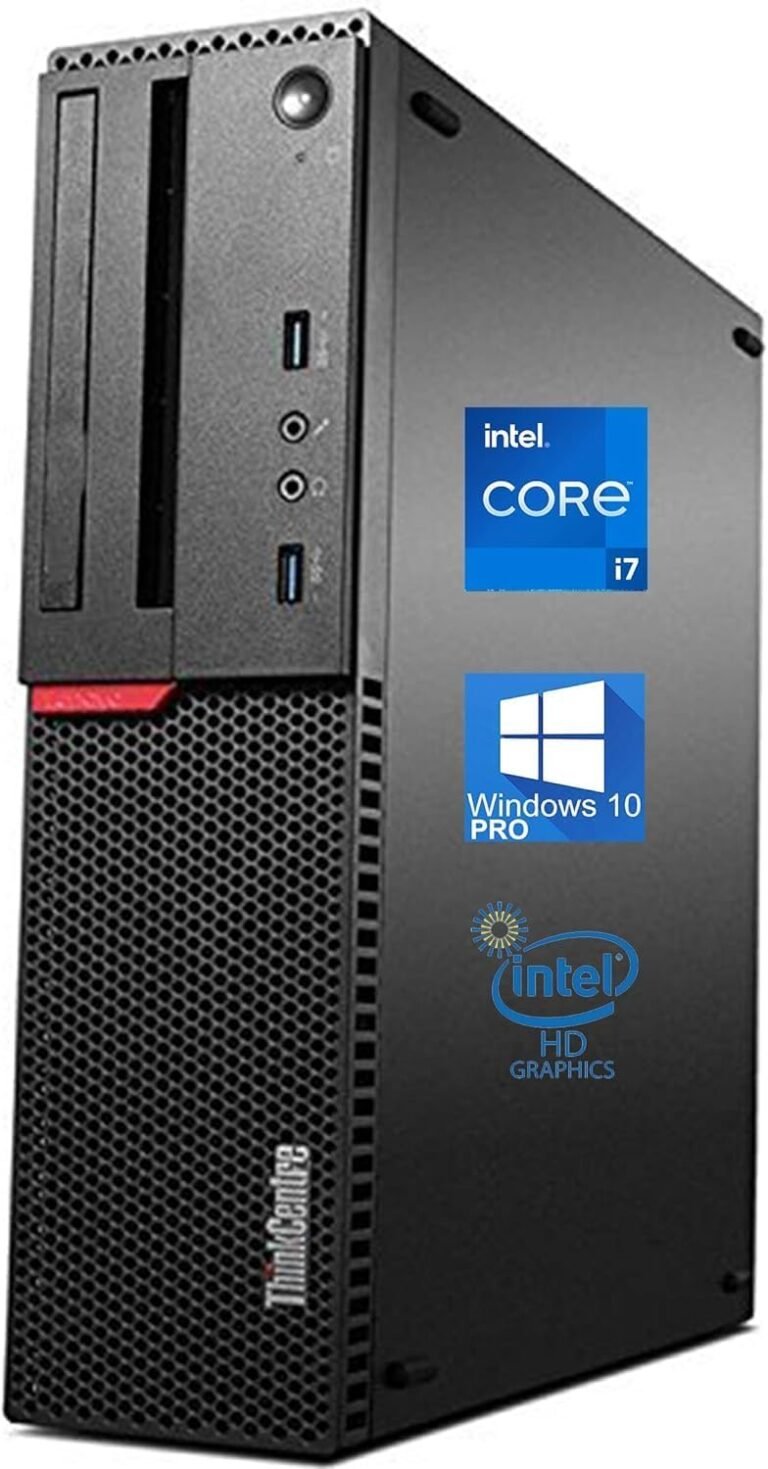Lenovo ThinkCentre M900 SFF Desktop Laptop, Intel Core i7-6700 Upto 4.0GHz, 32GB RAM, 1TB SSD, 4K 2-Monitor Help DisplayPort, HDMI, DVD-RW, AC Wi-Fi, Bluetooth, TDL – Home windows 10 Professional (RENEWED)