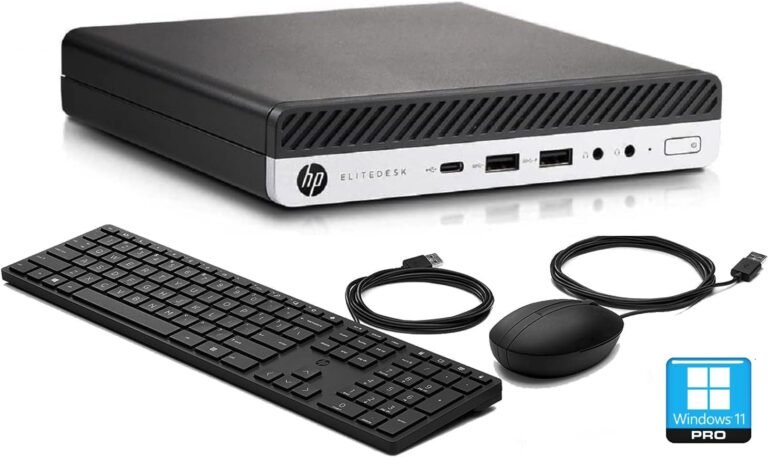 HP EliteDesk 800 G5 Excessive-Efficiency Mini PC Desktop Pc, ninth Gen Core i5-9500T, 32GB DDR4 RAM, 1TB SSD, Keyboard & Mouse, 4K Help, WiFi, Bluetooth, Home windows 11 Professional (Renewed)