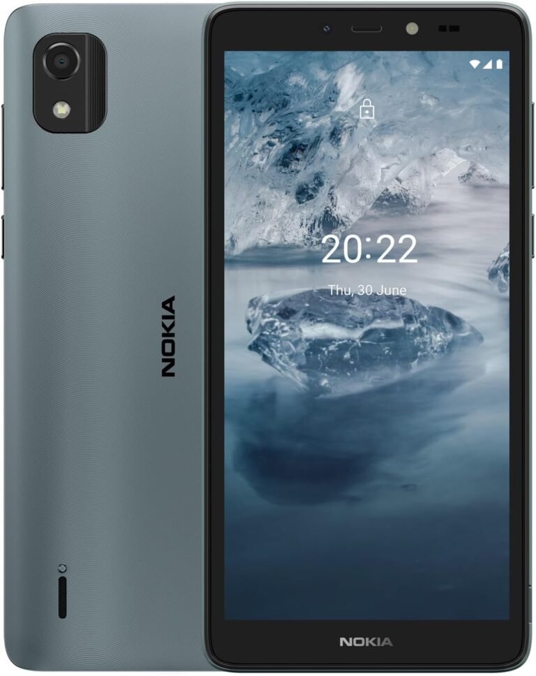 Nokia C2 2E | Android 11 (Go Version) | Unlocked Smartphone | All Day Battery | 2/32GB | 5.7-Inch Display screen | Worldwide Model | Blue
