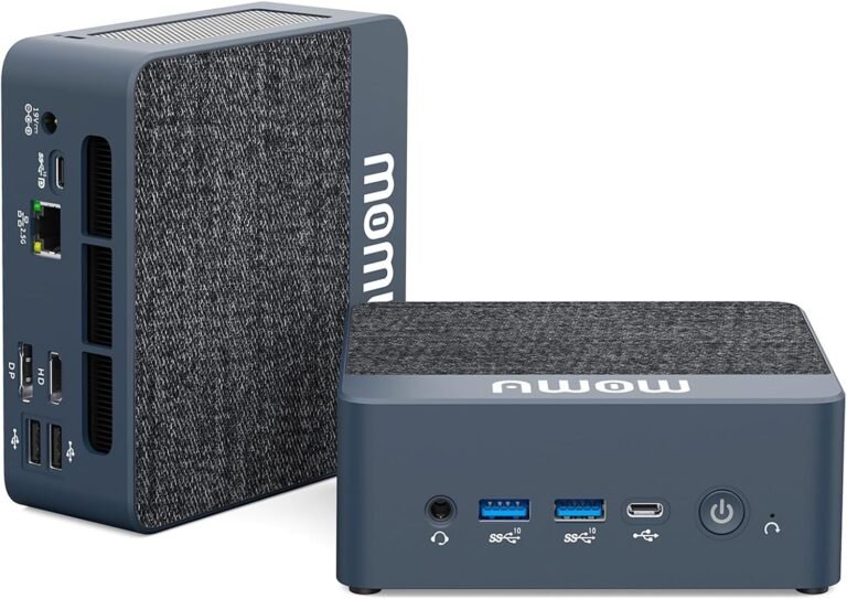 AWOW HI12 Mini PC Intel Core i5 Processors i5-12600H(12C/16T, as much as 4.5GHz), 32GB DDR4 RAM 1TB NVMe SSD, Mini Desktop Computer systems Triple Show 4K/HDMI+DP+Sort C/RJ45 2.5G/WiFi 6/BT5.2