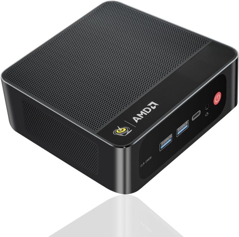 Beelink SER5 PRO Mini PC,AMD Ryzen 7 5850U(8C/16T,as much as 4.4 GHz),Mini Pc 32GB DDR4 RAM 500GB PCle3.0 SSD Graphics 8 core 2000 MHz,Assist 4K Triple Show/HDMI+DP+Sort-C/Wifi6/BT5.2/USB3.2