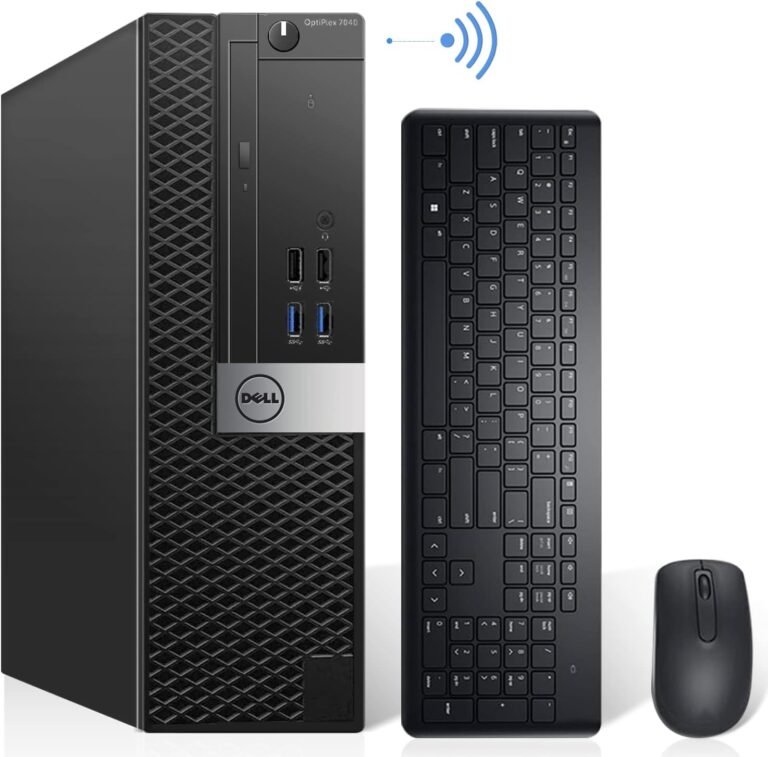 Dell OptiPlex 7040 SFF Desktop Laptop PC Intel Quad Core i7-6700 3.20GHz AX200 Constructed-in WIFI 6 Bluetooth 32GB DDR4 New 1TB NVMe M.2 SSD 2TB HDD HDMI Wi-fi Keyboard & Mouse Windows10 Professional (Renewed)