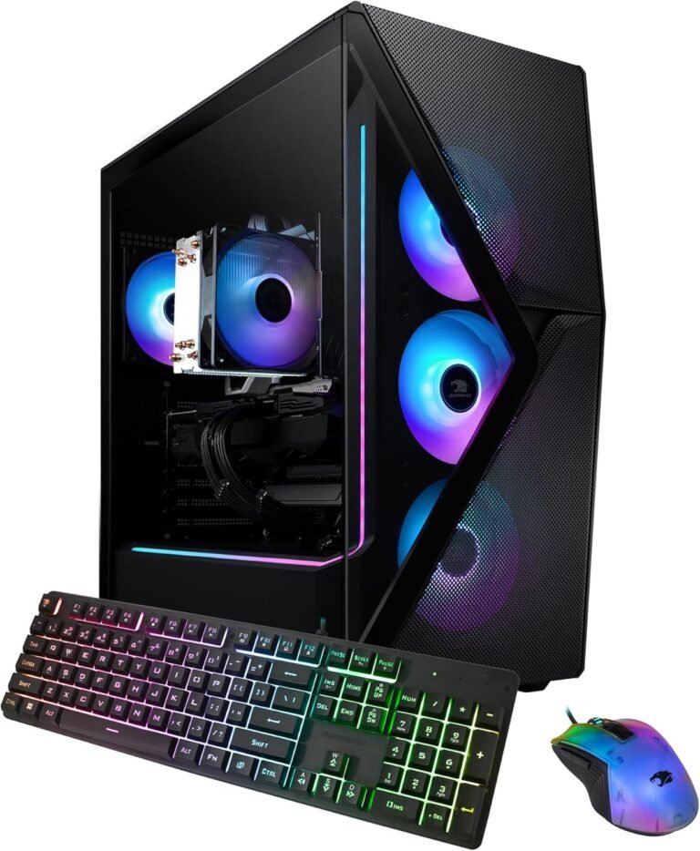 iBUYPOWER Slate 8 MESH Gaming PC Laptop Desktop SMI7N47S01 (Intel Core i7 14700F CPU, NVIDIA GeForce RTX 4070 Tremendous 12GB GPU, 16GB DDR5 Non-RGB 5200MHz RAM, 2TB NVMe, WiFi Prepared, Home windows 11 House)