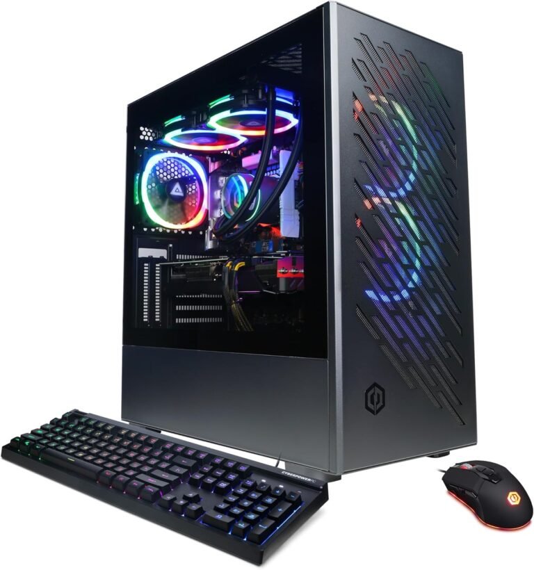 CyberPowerPC Gamer Xtreme VR Gaming PC, Intel Core i7-14700F 2.1GHz, GeForce RTX 4060 8GB, 16GB DDR5, 2TB PCIe Gen4 SSD, WiFi Prepared & Home windows 11 House (GXiVR8820A3)