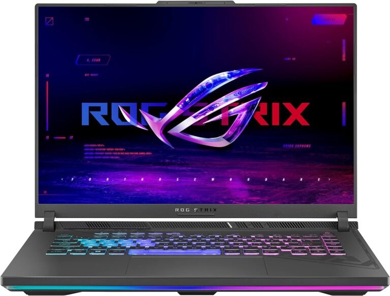ASUS ROG Strix G16 (2024) Gaming Laptop computer, 16” 16:10 FHD 165Hz Show, NVIDIA® GeForce RTX™ 4060, Intel Core i7-13650HX, 16GB DDR5, 1TB PCIe Gen4 SSD, Wi-Fi 6E, Home windows 11, G614JV-AS74