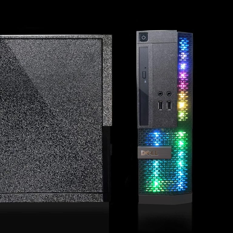 Dell PC Treasure Field RGB Desktop Laptop Intel Quad Core I5 as much as 3.6G, 16G, 512G SSD, WiFi & Bluetooth, RGB Gaming PC Keyboard & Mouse, DVD, Home windows 10 Professional (Renewed) (Diamond Black)