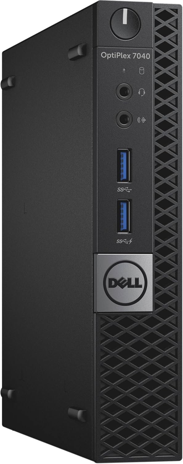 DELL OPTIPLEX 7040 sixth Gen Micro Enterprise Desktop Pc, Intel Quad Core i5 6400T as much as 2.8GHz, 16G DDR4, 256GB SSD, WiFi,HDMI, DP, Win 10 64-Bit Helps EN/ES/FR(CI5)(Renewed)