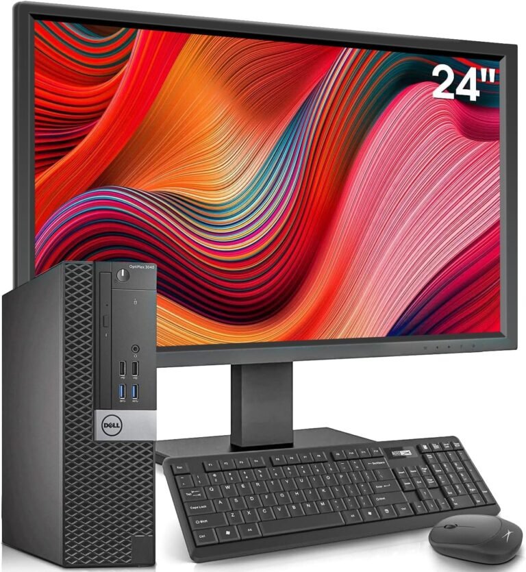 Dell OptiPlex Desktop Pc with 24 inch Monitor PC and Monitor Bundle, i7-6700 3.4GHz,16GB Ram New 512GB SSD,Intel AC7260 Constructed-in WiFi Bluetooth,HDMI,Refurbished Desktop,Home windows 10 Professional (Renewed)