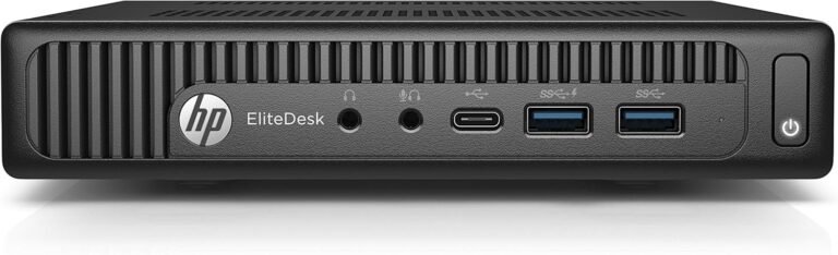 HP 600 G2 Micro Laptop Mini Tower PC (Intel Quad Core i7-6700T, 32GB DDR4 Ram,512GB Strong State SSD, WiFi, VGA, USB 3.0) Win 10 Professional (Renewed)