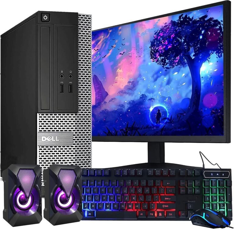 Dell OptiPlex Pc Desktop PC, Intel Core i5 third Gen 3.2 GHz, 16GB RAM, 2TB HDD, New 22 Inch LED Monitor, RGB Keyboard and Mouse, WiFi, Home windows 10 Professional (Renewed)