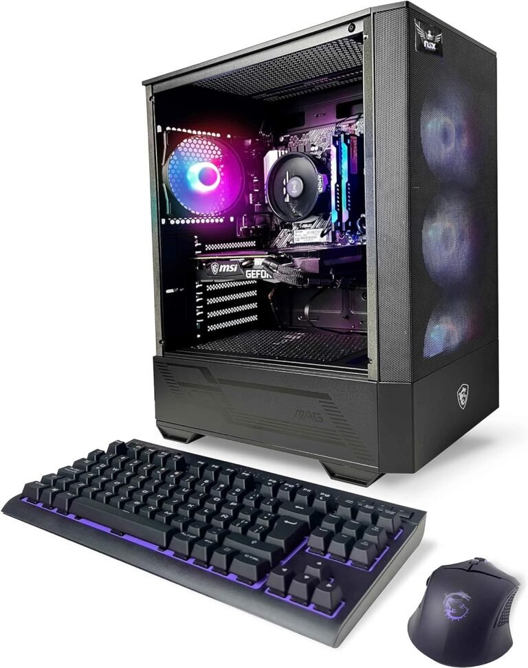 PC Falcon RYZEN 5 5600X 3.7 GHz, GeForce RTX 4060 Ti, 1TB NVME SSD, 16GB DDR4 RAM 3600, 650W Bronze PSU, 11AC WiFi, Bluetooth Home windows 11 H 64-bit, In-built USA