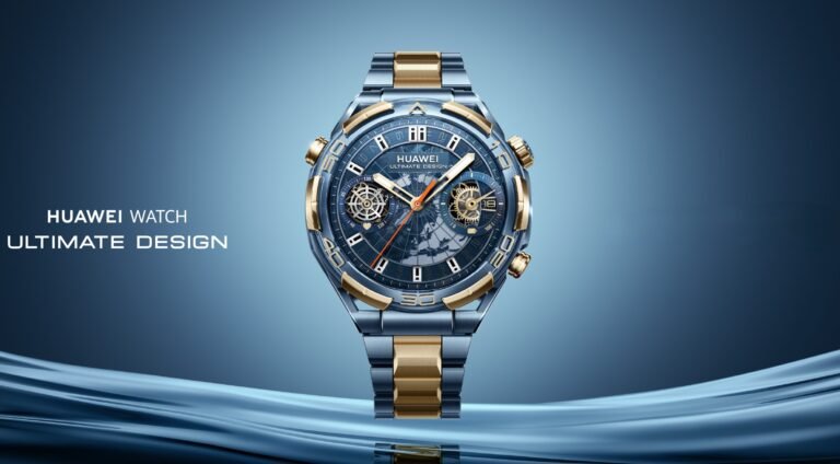 Saying the HUAWEI Watch Final Design with 18K Gold End