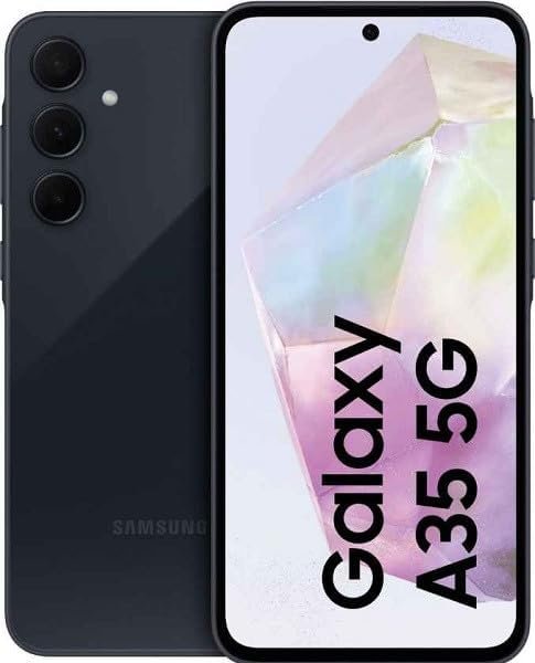 Samsung Galaxy A35 5G A356E 256GB Twin-SIM GSM Unlocked Android Smartphone (Latin Variant/US Appropriate LTE) – Superior Navy