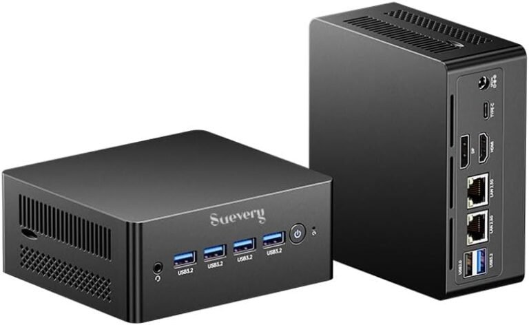 Mini PC Intel twelfth Gen Alder Lake N100(as much as 3.4GHz) 16G RAM 512G Nvme SSD LAN*2 Desktop Laptop Assist 4K TV Twin Show Enterprise