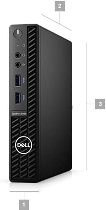 Dell Optiplex 3000 3080 Micro Tower Desktop Laptop Tower (2020) | Core i5-6TB SSD Exhausting Drive – 16GB RAM | 6 Cores @ 3.8 GHz – tenth Gen CPU Win 10 Professional (Renewed)