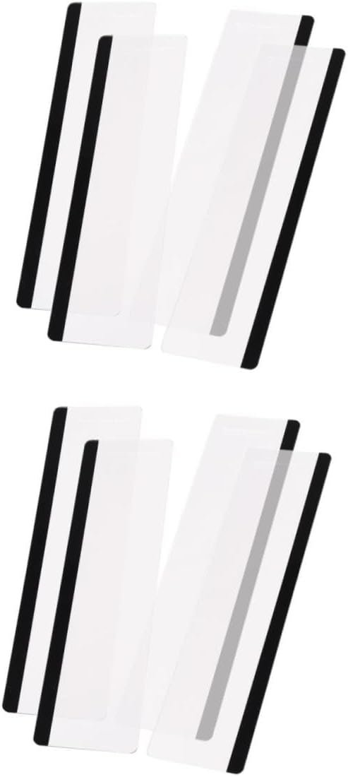 NUOBESTY 2sets Monitor Desktop Monitor Pc Desk Equipment Work Desk Word Pads Desktop Stand Desk Monitor Stand Pc Monitor Memo Board Acrylic Clear 4pcs*2