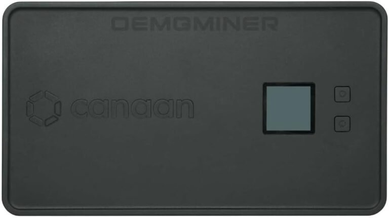 New Canaan Avalon Nano 3 Bitcoin Miner 140W Dwelling Tremendous Quiet BTC Asic Miner Embody PSU (Black)