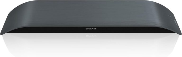 BlueAnt Soundblade Below Monitor Soundbar, Highly effective 120 watt, 2.1 Channel USB-C, Bluetooth 5.3 Desktop Speaker for PC, Mac for Streaming Content material, Music and Gaming. (Charcoal)
