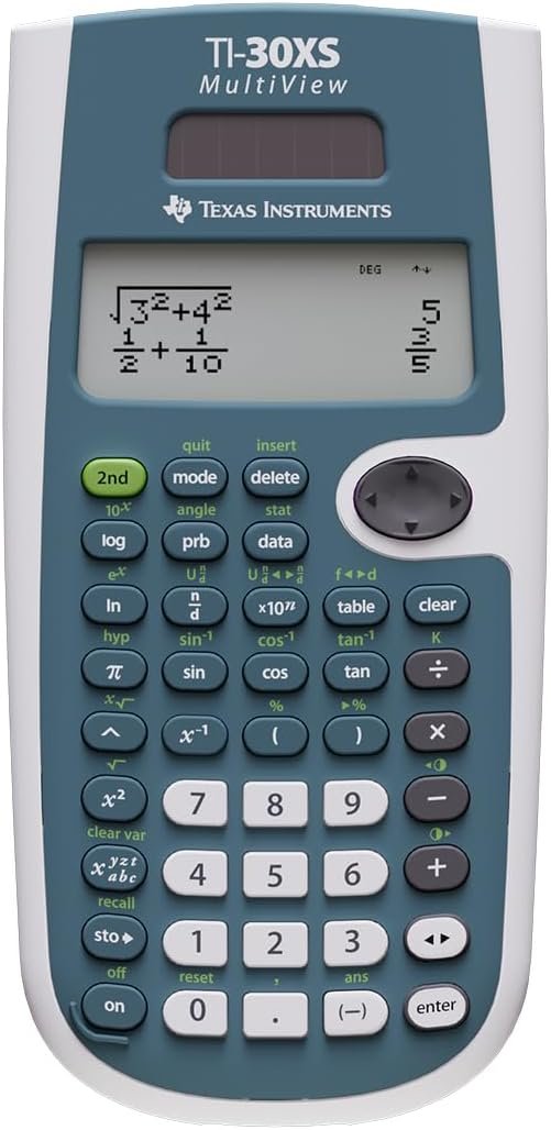 Texas Devices TI-30XS MultiView Scientific Calculator