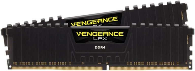 CORSAIR VENGEANCE LPX DDR4 RAM 16GB (2x8GB) 3600MHz CL18-22-22-42 1.35V Intel AMD Desktop Pc Reminiscence – Black (CMK16GX4M2D3600C18)