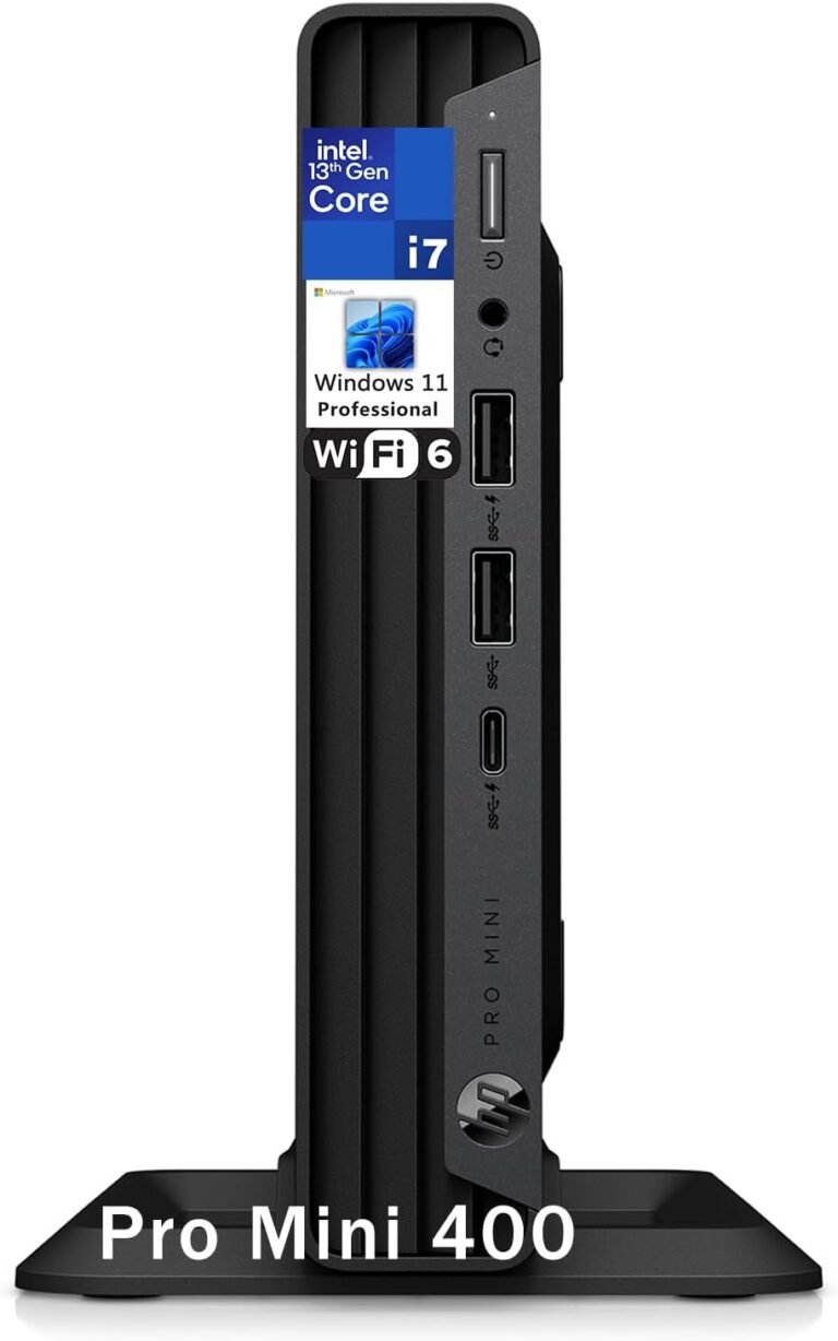 HP Professional Mini 400 G9 Enterprise Mini PC Desktop Laptop, thirteenth Gen Intel 16-Core i7-13700T, 32GB DDR4 RAM, 1TB PCIe SSD, WiFi 6, Bluetooth 5.2, RJ-45, DisplayPort, HDMI, Home windows 11 Professional Vent-HEA
