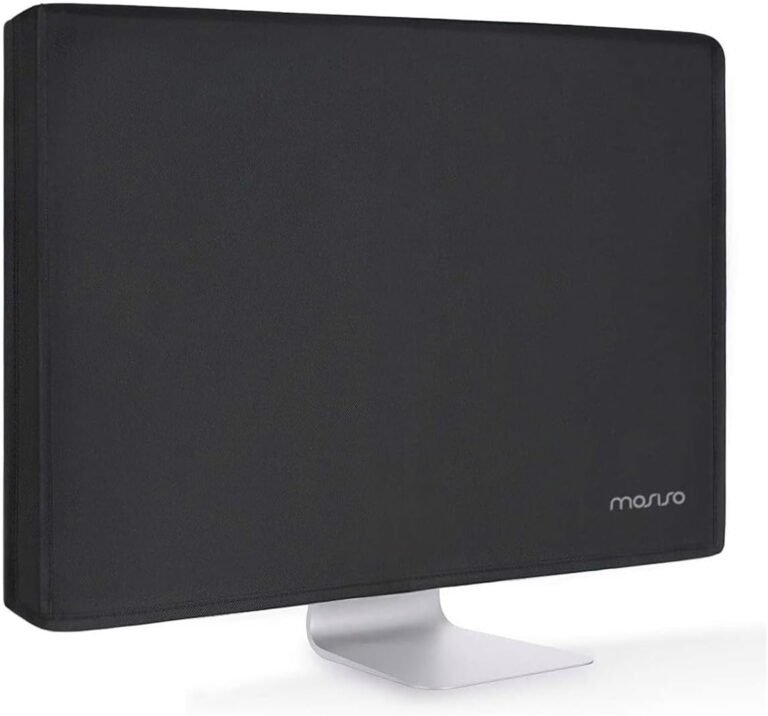 MOSISO Monitor Mud Cowl 26, 27, 28, 29 inch Anti-Static Dustproof LCD/LED/HD Panel Case Laptop Display screen Protecting Sleeve Appropriate with iMac 27 inch, 26-29 inch PC, Desktop and TV, Black