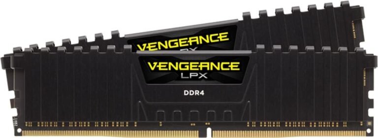 CORSAIR VENGEANCE LPX DDR4 RAM 64GB (2x32GB) 3200MHz CL16-20-20-38 1.35V Intel AMD Desktop Laptop Reminiscence – Black (CMK64GX4M2E3200C16)