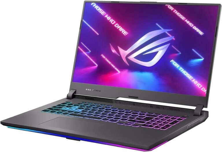 ASUS ROG Strix G17 (2022) Gaming Laptop computer, 17.3” 144Hz IPS FHD Show, NVIDIA GeForce RTX 3050 GPU, AMD Ryzen 7 6800H Processor, 16GB DDR5 RAM, 512GB SSD, RGB Keyboard, Home windows 11, G713RC-RS73