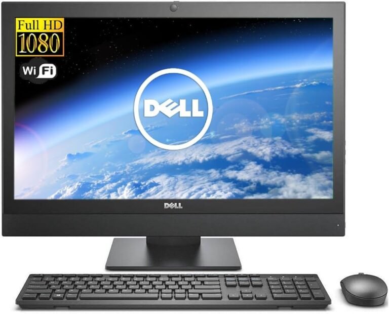 Dell OptiPlex 5250 21.5″ FHD All-in-One Desktop PC, Quad-Core i5-6500, 8GB RAM, 256GB SSD, Keyboard & Mouse, WiFi, Bluetooth, HDMI, Home windows 10 Professional (Renewed)