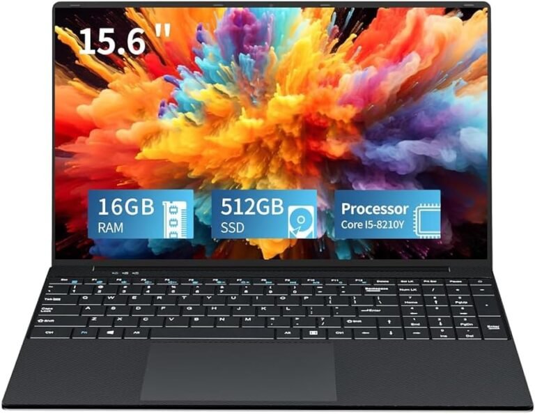 Laptop computer i5, Gaming Laptop computer, 15.6 Laptop computer Pc As much as 3.60GHZ 16GB RAM 512GB SSD, Laptop computer Gamer Full HD 1920X1080 Show Bluetooth, Mini Hdmi, Kind-C, USB 3.0×2, TF Laptop computer For Faculty College students Enterprise