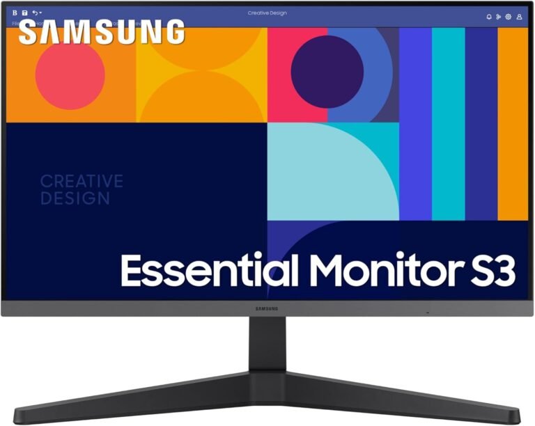 SAMSUNG 27-Inch S33GC Sequence Enterprise Important Laptop Monitor, IPS Panel, Tilt Solely Show Stand, 100Hz, HDMI and DisplayPort, AMD FreeSync, Superior Eye Care LS27C332GANXZA, 2023