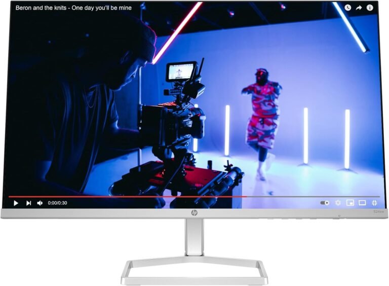 HP Sequence 5 24 inch FHD Monitor, Full HD Show (1920 x 1080), IPS Panel, 99% sRGB, 1500:1 Distinction Ratio, 300 nits, Eye Ease with Eyesafe Certification, 524sa (2024)