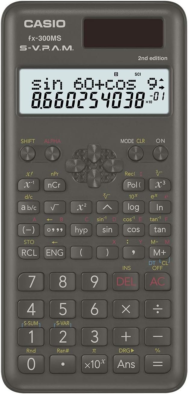 Casio fx-300MSPLUS2 2nd Version, Normal Scientific Calculator